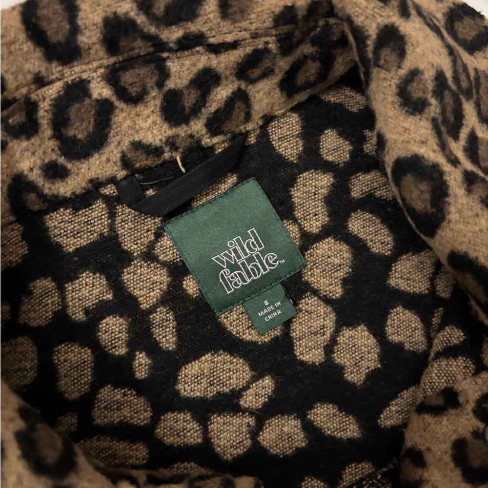 Wild Fable Cheetah Print Shacket - Picture 2 of 5